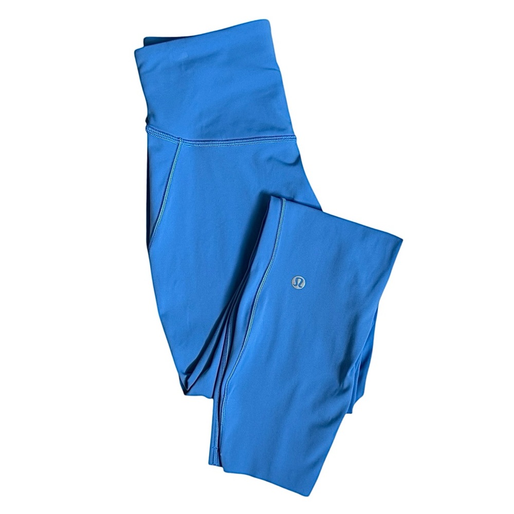Lululemon Base Pace Blue Nile High Rise Smooth Stride 25” Tights Size 2 NWOT